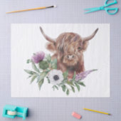 フローラハイランドカウウォーター色 薄葉紙 (クラフト)