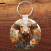 フローラハイランドカウシリーズデザイン2 キーホルダー (裏面)