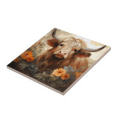 フローラハイランドカウシリーズデザイン2 タイル (側面)