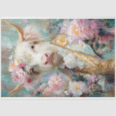 フローラハイランドカウズインバロックのスーツのデコパージュ 薄葉紙 (正面)