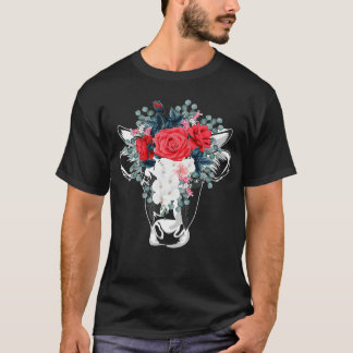 フローラハイランドカウハイファー乳農場の野生動物 Tシャツ