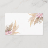 フローラハイランド牛の赤ちゃんシャワーおむつラッフル エンクロージャーカード (裏面)