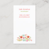 フローラハウスキーピングエコ清掃サービス 名刺 (裏面)