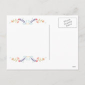 フローラハッピーイースターはがき シーズンポストカード (裏面)