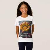 フローラハッピーバースデー女子 Tシャツ (正面フル)
