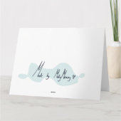 フローラハッピーバースデー カード (裏面)