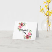 フローラハッピーマザーズデイ文字入り カード (黄色い花)