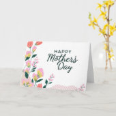 フローラハッピーマザーズ日ピンクオレンジイエロー カード (黄色い花)