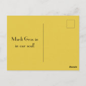 フローラハッピーマルディグラスfromニューオーリンズ ポストカード (裏面)