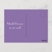 フローラハッピーマルディグラスfromニューオーリンズ ポストカード (裏面)