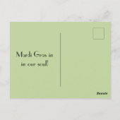 フローラハッピーマルディグラスfromニューオーリンズ ポストカード (裏面)