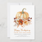 フローラハッピー感謝祭の動く告知カード シーズンカード (正面)