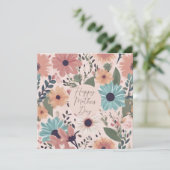 フローラハッピー母の日ママのグリーティングカード (スタンド正面)