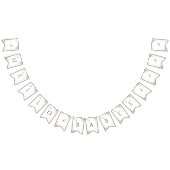 フローラハニーのまわりにベビーシャワー バンティングフラッグ (全)