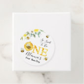 フローラハニービーファースト・ビー・デイ誕生日 フェイバータグ (インサイチュ)