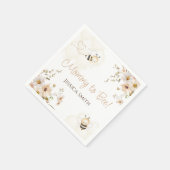 フローラハニービー赤ちゃんシャワー スタンダードカクテルナプキン (角)