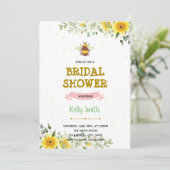 フローラハニーブライダルシャワーの招待 サンキューカード (スタンド正面)