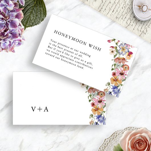 フローラハネムーンウィッシュ エンクロージャーカード
