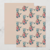 フローラハミングバードトロピカルパイナップルクリーム シーズンカード (正面/裏面)