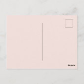 フローラハミングバード日付ポストカードの保存 ポストカード (裏面)