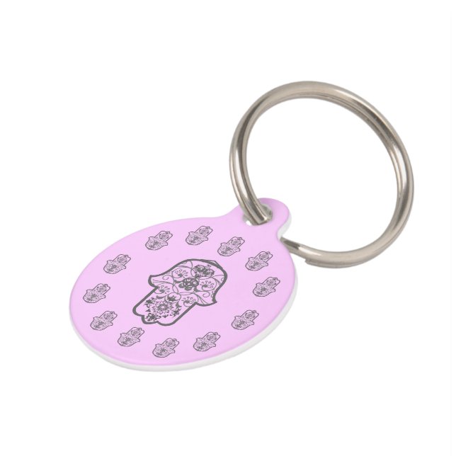 フローラハムザ(オリジナル) ペット　ネームタグ (側面)