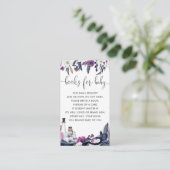 フローラハロウィーンスカルスネークブック赤ちゃんシャワー エンクロージャーカード (スタンド正面)