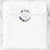 フローラハロウィーンスカルベビーは醸造シャワー ラウンドシール (バッグ)