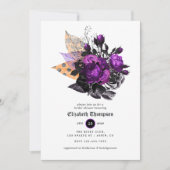 フローラハロウィーンブライダルシャワー 招待状 (正面)