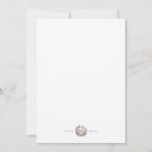 フローラハロウィーンリトルブベビーシャワー招待状 招待状 (裏面)