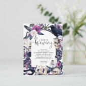 フローラハロウィーン墓石ベビーは醸造シャワー ポストカード (スタンド正面)