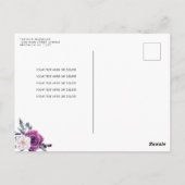 フローラハロウィーン墓石ベビーは醸造シャワー ポストカード (裏面)