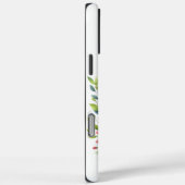 フローラハローで囲まれたクリスチャン芸術的クロス Case-Mate iPhoneケース (裏面 / 右)