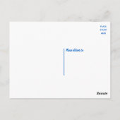 フローラハローデイジーバタフライワイルドフラワーフレンズ ポストカード (裏面)