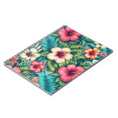 フローラハワイアン/熱帯 ノートブック (左側)