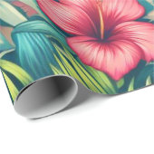 フローラハワイアン/熱帯 ラッピングペーパー (ロールコーナー)