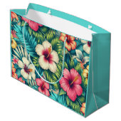 フローラハワイアン/熱帯 ラージペーパーバッグ (裏面アングル)