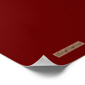 フローラハンサ（赤） ポスター (角)