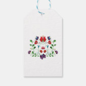 フローラハートと引用文 ギフトタグ (裏面)