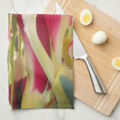 フローラハートアートプリント キッチンタオル (四つ折り)