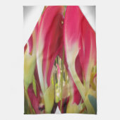 フローラハートアートプリント キッチンタオル (縦)