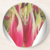 フローラハートアートプリント コースター (正面)