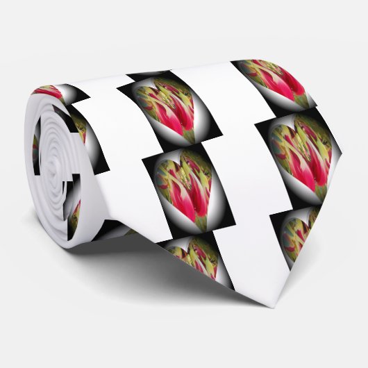フローラハートアートプリント ネクタイ (ロール)