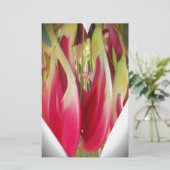 フローラハートアートプリント 便箋 (スタンド正面)