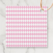 フローラハートウォーターカラーアートピンクラブスウィート フェイバータグ (裏面)