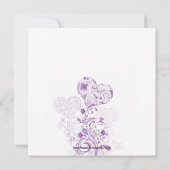 フローラハートガーデンブライダルシャワー招待状 招待状 (裏面)