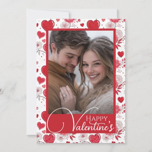 フローラハートハッピーバレンタインカスタムの写真 シーズンカード (正面)