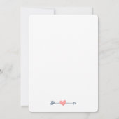 フローラハートバレンタインディナーパーティー招待状 招待状 (裏面)