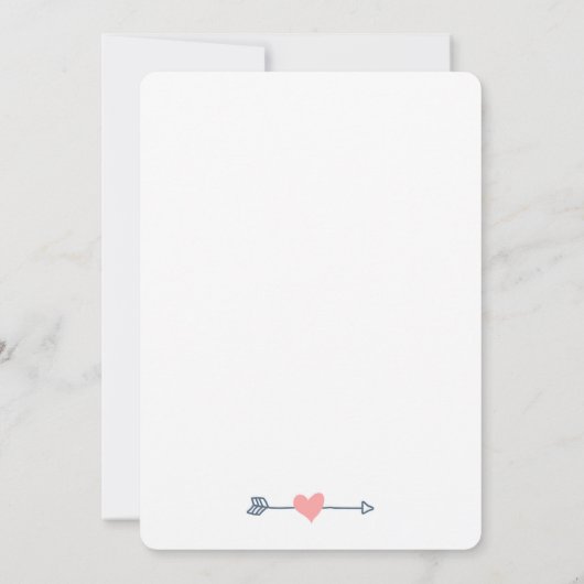 フローラハートバレンタインディナーパーティー招待状 招待状 (裏面)