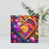 フローラハートバレンタインデーの写真 シーズンカード (スタンド正面)