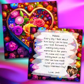 フローラハートバレンタインデーの写真 シーズンカード